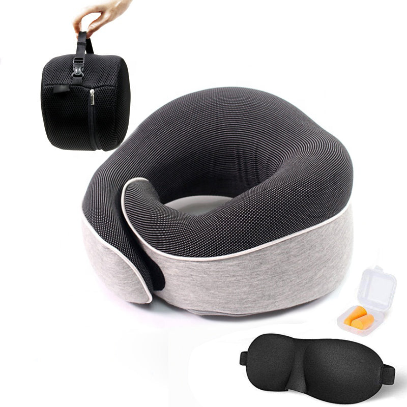 Memory Foam Travel Neck Pillow