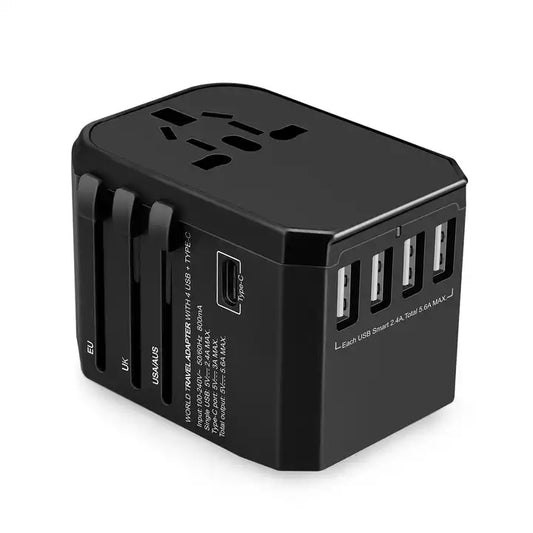 Universal International Travel Adapter With USB Charger