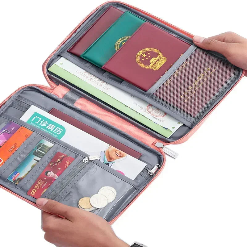 Waterproof Family Passport Travel Organizer